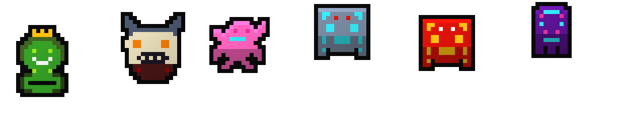 A line of the Fallen Lands' bosses, the Coilrot Queen among them