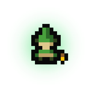 The Acolyte, robed in green