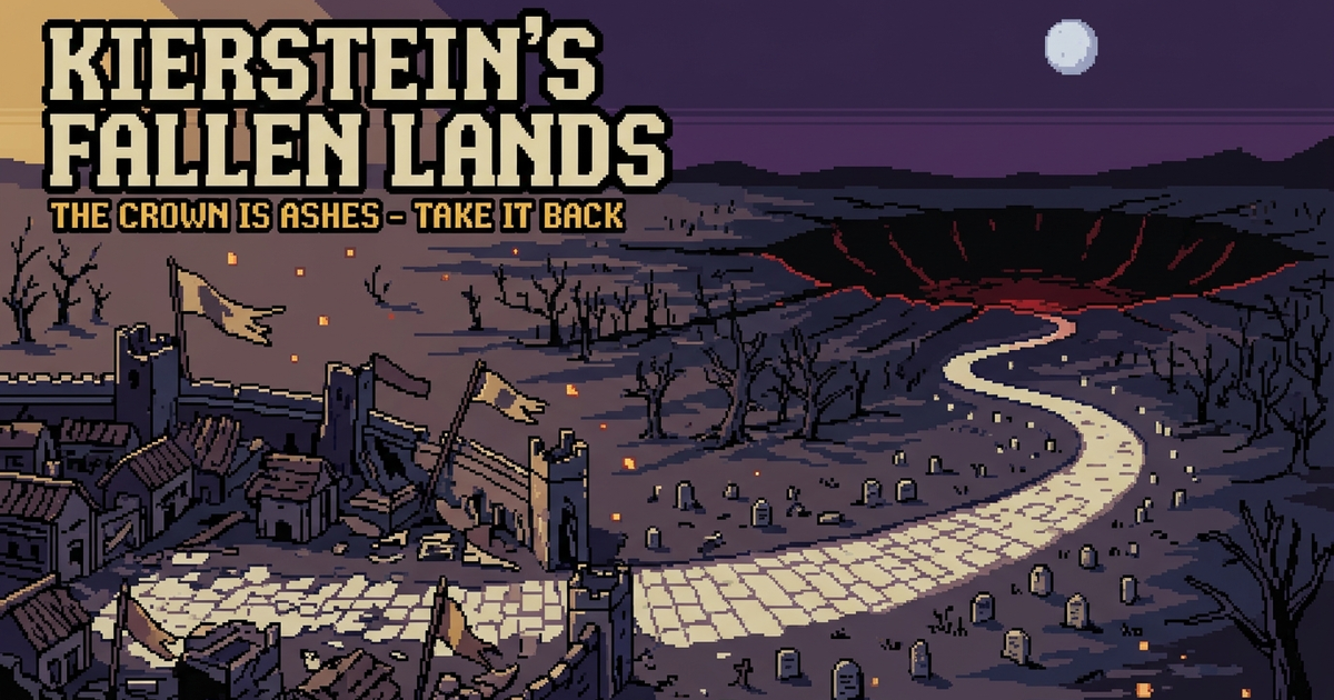 Key art: the fallen realm vista with title