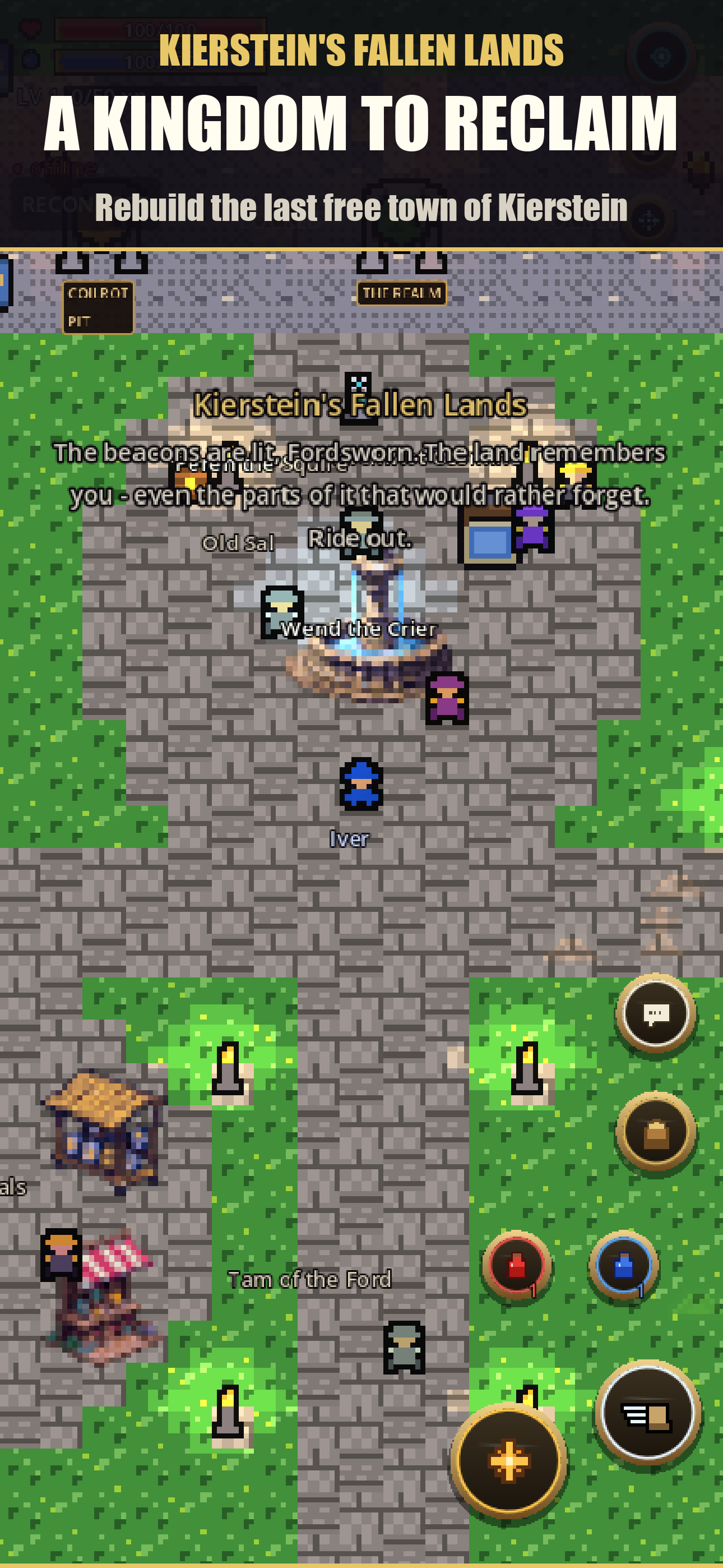 Screenshot: the Nexus hub